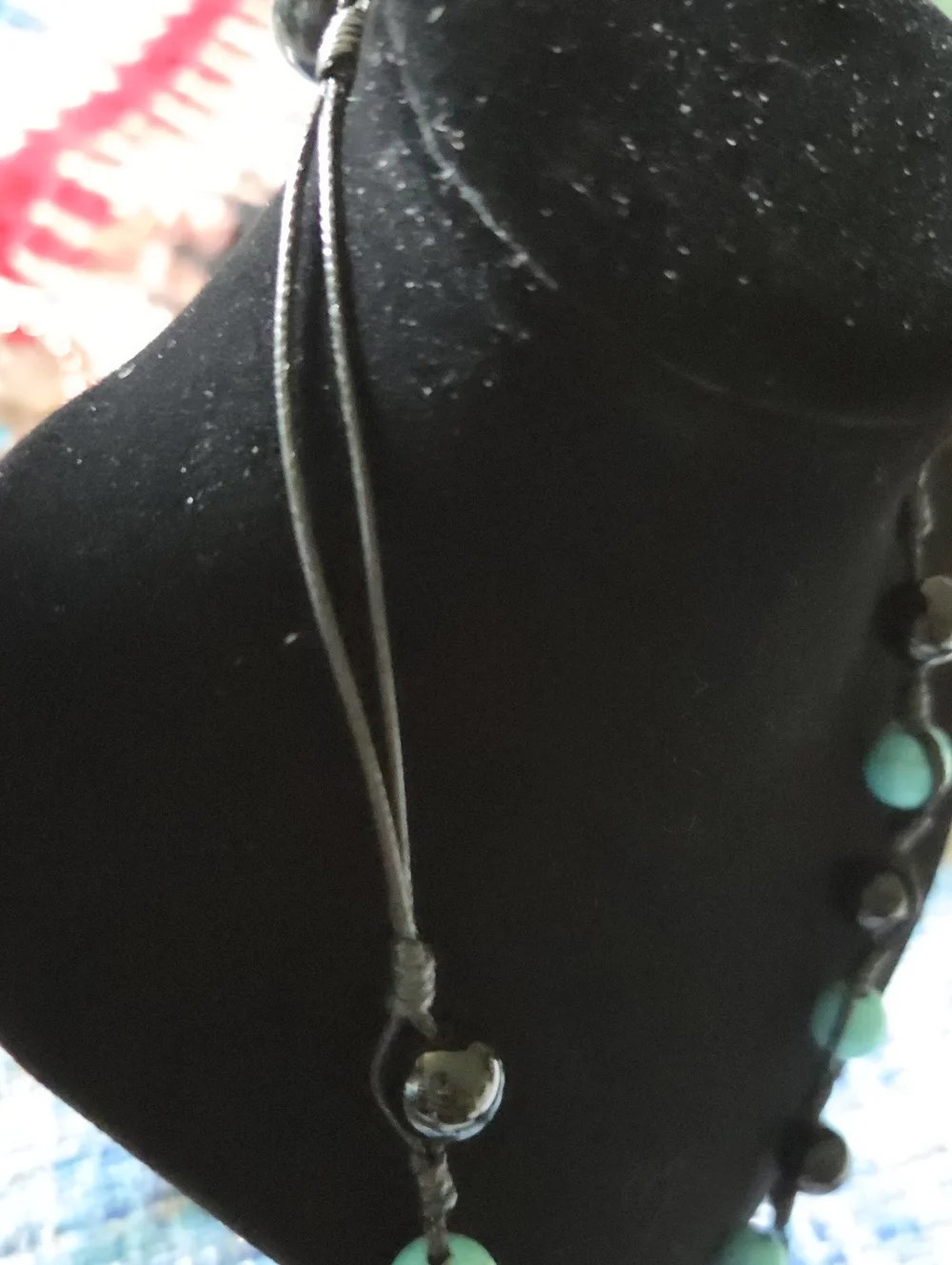 Paparazzi Blue Turquoise & Black Lava Bead Desert Guide Necklace. NWOT. Unisex.